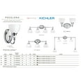 thumbnail image 2 of Kichler Lighting - Pocelona - Three Light Bath Fixture  Chrome Finish with Glass, 2 of 3