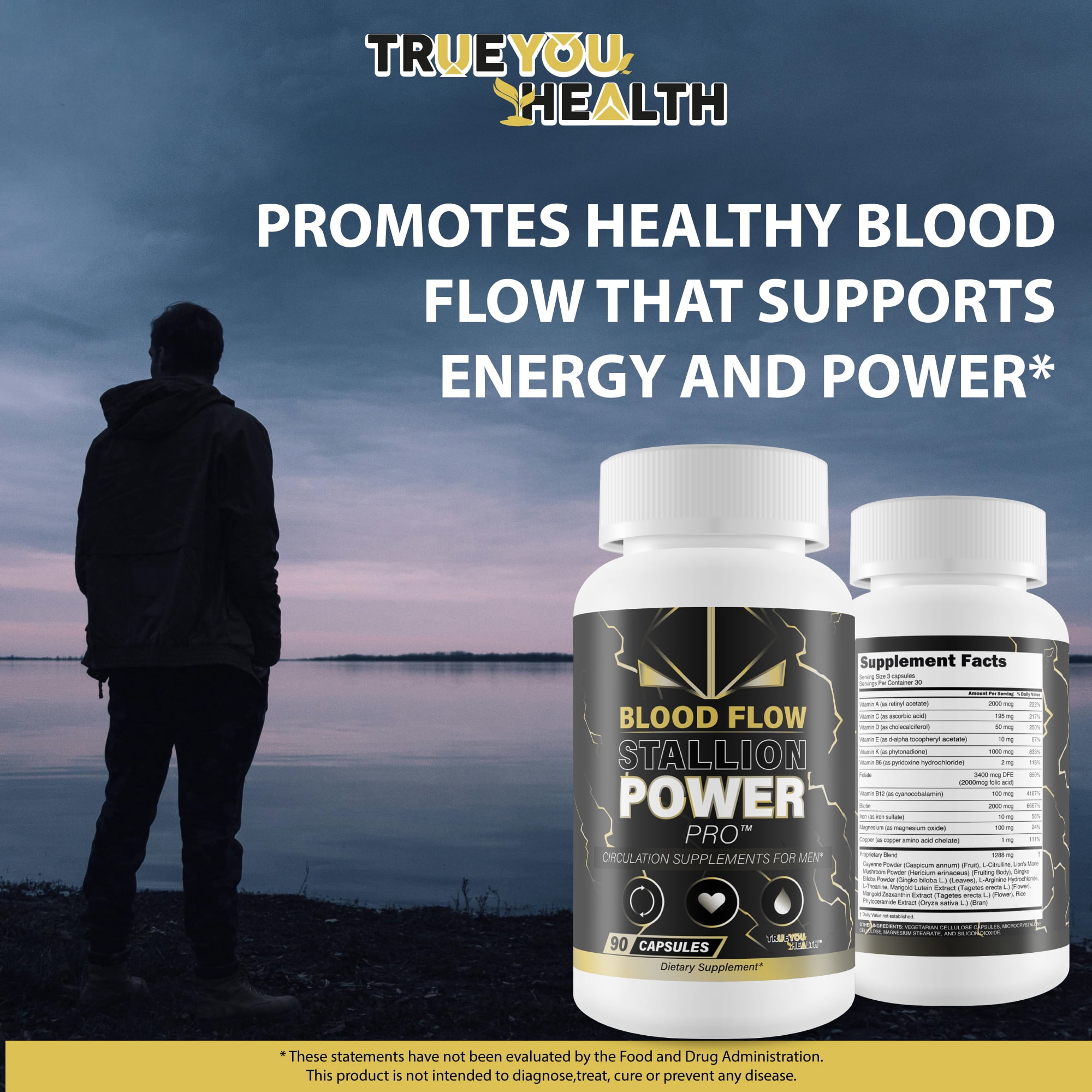 Blood Flow Stallion Power Pro - Circulation Knockout Pills Blood Flow Horse Salt Trick - Our Best Male Blood Flow Pills - Circulation Supplement for Men Blood Flow Natural Circulation Supplements