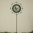 thumbnail image 4 of 63 Inch Metal and Stainless Steel Bird Spinner Yard Stake with Jewel Accents, 4 of 4