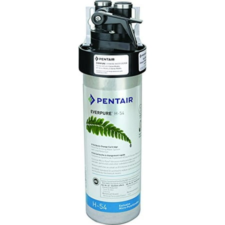 Everpure H-54 Drinking Water Filter System (EV9252-67). Quick Change Cartridge System. Commercial Grade Water Filtration and Lead Reduction