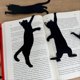 thumbnail image 2 of Marcadores de Metal con Forma de Negro, Ideales para Amantes de los Gatos. Marcapáginas con Forma de Gatito, Separador de Páginas., 2 of 5