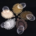 thumbnail image 4 of 60PCS Bezel Tray Set Metal Pendant Tray Cabochon Setting Tray for Jewelry Making, 4 of 6
