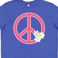 thumbnail image 4 of Inktastic Peace Sign Cute Daisy Flowers Youth T-Shirt, 4 of 5