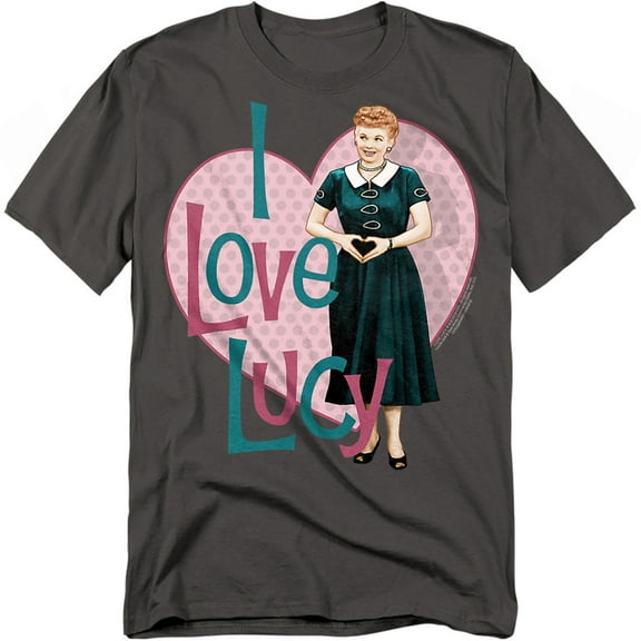 I Love Lucy T-Shirt Heart You Unisex Graphic Tee For Men & Women