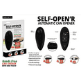 thumbnail image 4 of Self-Open'r Automatic Can Opener Electric Cordless Easy Storage No Sharp Edge Self-Open'r Automatic Can Opener (Kgi-2340) Black" Total Value KGI2340, 4 of 5