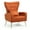 Orange, variant on Tufted Upholstered Velvet Armchair for Living room, Bedroom, Turquoise