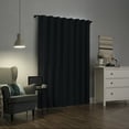 thumbnail image 2 of Sun Zero Cyrus Thermal 100% Blackout Back Tab Curtain Panel, 40"X84", Navy, 2 of 8