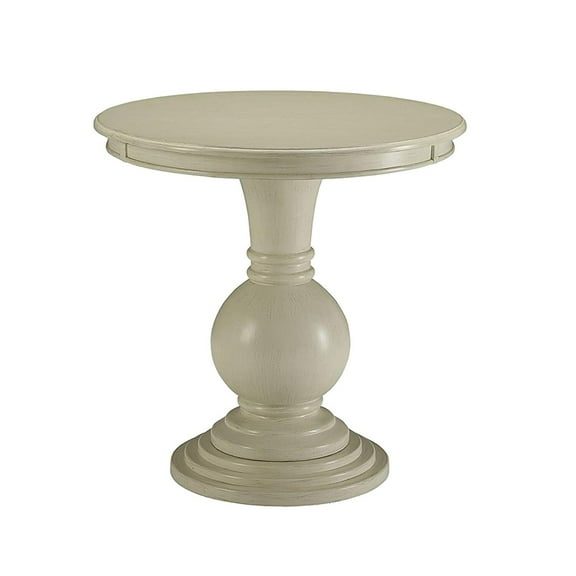 Benjara Alyx End Table, Antique White