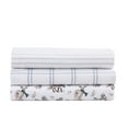 thumbnail image 7 of Eddie Bauer Woodland Friends White Cotton Flannel Full Sheet Set, 7 of 7