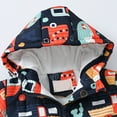 thumbnail image 3 of Hicidod Toddler Winter Jacket Lightweight Warm Hooded Down Coats Cute Printed Long Sleeve Zipper Puffer Jackets Outerwear, 3 of 7