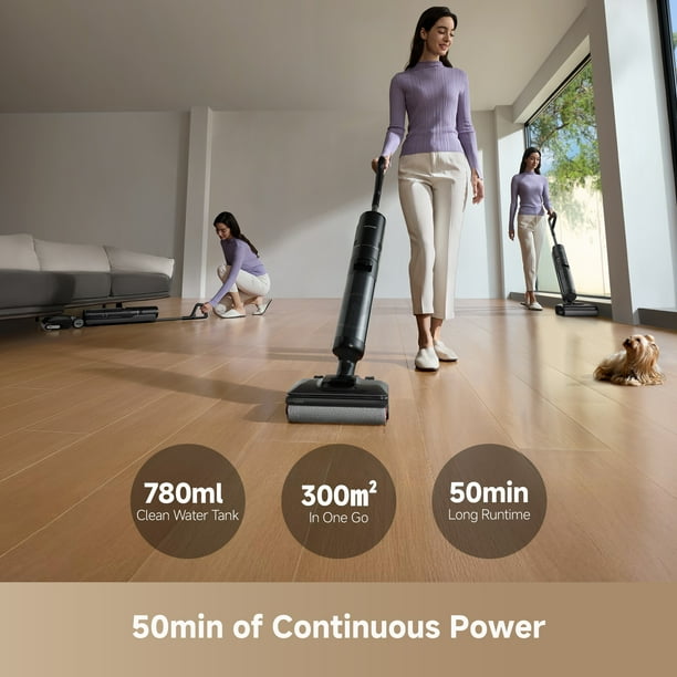 Dreame H12 Pro FlexReach Wet Dry Vacuum Cleaner, 0 Tangle Cordless