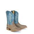 thumbnail image 3 of Men's Tin Haul Quantum Boots with Retro Rodeo Sole Handcrafted Brown, 3 of 3