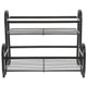 thumbnail image 1 of Black Iron Spice Rack for Kitchen Storage with Large Capacity and Stable Base, 1 of 4