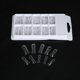 thumbnail image 4 of 100pcs Nails U?as Postizas, U?as Postizas de Gel Art Tips Sets Funda Completa U?as Postizas, Herramienta de manicura de bricolaje de extensión de u?as,10 tama?os U?as postizas transparentes con C Ecomeon no, 4 of 6