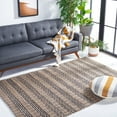 thumbnail image 2 of SAFAVIEH Natural Fiber Petra Striped Area Rug, Black/Natural, 10' x 14', 2 of 11