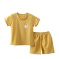 thumbnail image 2 of Utoimkio Clearance Toddler Baby Boy Girls Shorts Set Kids Cute Print Clothes Short Sleeve T-Shirt Tops & Shorts Set 2Pcs Summer Outfits, 2 of 3