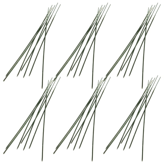 HONMEET Artificial Green Stem Plastic Stems for Floral Crafts and Home Decoration 100 Pieces
