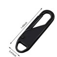 thumbnail image 4 of Zipper Pull Tab Replacement Metal Zipper Extender Handle Fixer 10 Pcs, 4 of 5