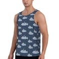 thumbnail image 2 of Picia Submarine With Periscope Printed Men’s Performance Tank, Men's Workout Tank Top Moisture-Wicking Tank Top Muscle tee, Breathable Workout Shirt-Medium, 2 of 7