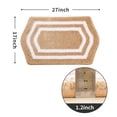 thumbnail image 2 of Extra Thick Bath Linen Rug Set Soft Plush Anti-Slip Bath Mat Water Absorbent Shaggy Polyester for Bathroom Living Room Bedroom Gray 24x36 Inches, 2 of 9