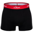 thumbnail image 2 of s.Oliver Calzoncillos para hombre, paquete de 3 - Boxer Briefs, Algodón Stretch Negro Contrast XXL, 2 of 7