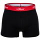 thumbnail image 2 of s.Oliver Calzoncillos para hombre, paquete de 3 - Boxer Briefs, Algodón Stretch Negro Contrast L, 2 of 7