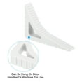 thumbnail image 4 of 2 Pcs Door Stoppers, Door Stop Doorstop Rubber Door Stopper Wedge Small Door Wedge Sturdy Window Stopper, White, 4 of 5