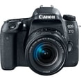 thumbnail image 3 of Canon EOS 77D DSLR Camera +18-55mm Lens (Intl Model) +Extra Accessory Bundle, 3 of 6