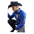 thumbnail image 2 of Camisa Ariat Bordado Tricolor Con Bandera Mex/usa En Espalda, 2 of 3