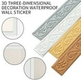 thumbnail image 5 of SEARCHI 3D Wallpaper Border Stickers Self Adhesive Wall Trim Line Skirting Border Removable Foam Molding Trim Wall Room Tiles Sticker Waterproof Baseboard Wallpaper, 5 of 6