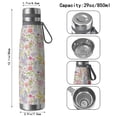 thumbnail image 3 of 29oz Stainless Steel Insulated Thermos with Tea Filter, 360° Printed Travel Bottle, Leakproof BPA-Free Flask with Anti-Slip Base, 304 Inner & 201 Outer, Vacuum Cup, 3 of 6