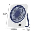 thumbnail image 3 of Bfogop 2025 New desktop fan, 100 level desktop fan，portable USB charging, portable ultra-thin, wall-mounted, mini dormitory, Camp out，home office, 3 of 6