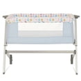 thumbnail image 5 of Dream On Me Flora Baby Bassinet, 5 Adjustable Height Position, Include Mattress Pad, Confetti Blue, 5 of 15