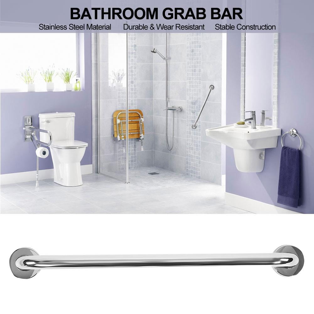 Hilitand 50cm Thicken Stainless Steel Bathroom Bathtub Grab Bar Safety Hand Rail for Bath Shower Toilet, Bathroom Grab Bar, Hand Rail