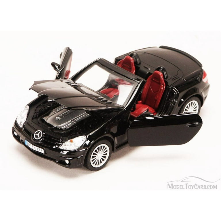 ミニカー MOTORMAX Mercedes-Benz SLK55 AMG Mercedes Benz SLK55 AMG, Black - Motormax 73292 -1/24 scale