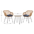 thumbnail image 5 of Safavieh Alton 3 Piece Outdoor Contemporary Lounge Set with Cushion, 5 of 9