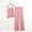 Pink, variant on Uaswgudfs Women's Sleeveless Spaghetti Strap Pajama Set - Scoop Neck Top & Drawstring Elastic Waist Pants for Comfortable Summer Loungewear Gray L