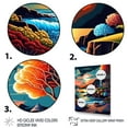 thumbnail image 3 of Designart Sunset In Modern Vector Style III Canvas Wall Art, 3 of 5