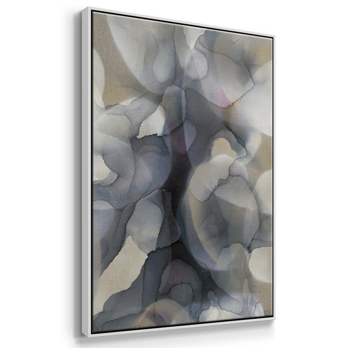 Heavy Weather Framed Premium Gallery Wrapped Canvas - Ready to Hang - 25 x 37 - White Floating Frame