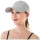 thumbnail image 5 of Gorra de béisbol para mujer con cola de caballo cruzada, ajustable, de secado rápido, 5 of 7
