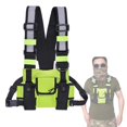 thumbnail image 3 of Nylon Chest Rig Bag Hiking Harness Shoulder Bag for Unisex ing Green, 3 of 8