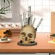 thumbnail image 4 of Knives Holder Kitchen Storage Skull Knife Holder Horror Head Shape Knive Holder Scary Kitchen Storag, 4 of 5