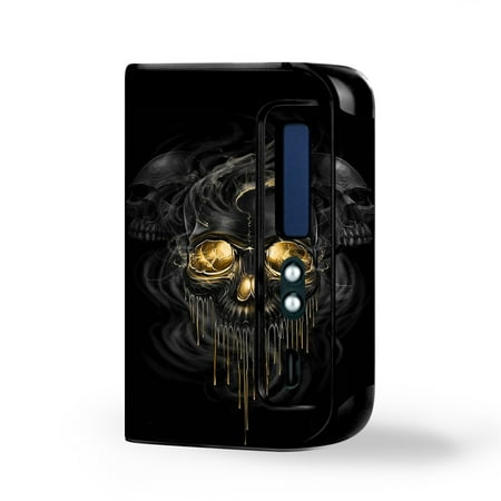 Glowing Skeleton - Skin Decal Vinyl Wrap for Smok Osub King 220W Vape Kit skins stickers cover/ golden Skull, glowing skeleton