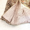 thumbnail image 6 of Children's Winter Leopard Coat Faux Fox Fur Collar Autumn Flower Keep Warm Thicken Kids Clothes Girls Jacket Outerwear Clothing, 6 of 6