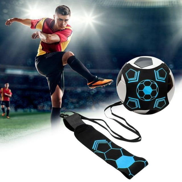 Training Aid Juggling Bag With Kick Practice Tool Football Kick Throw Practice Training Aid Control Skills Adjustable Waist Belt For Kids Adults Home Tennis Tennis Balloons Automatic Pitching