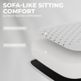thumbnail image 6 of Leumius Gaming Chair,Ergonomic Office Desk Chair with Footrest Comfortable Headrest and Lumbar Support,Black, 6 of 21
