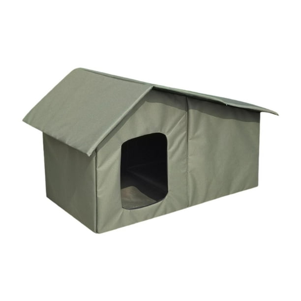 Acogedor refugio para mascotas para gatos y perros pequeños que viven al aire libre L
