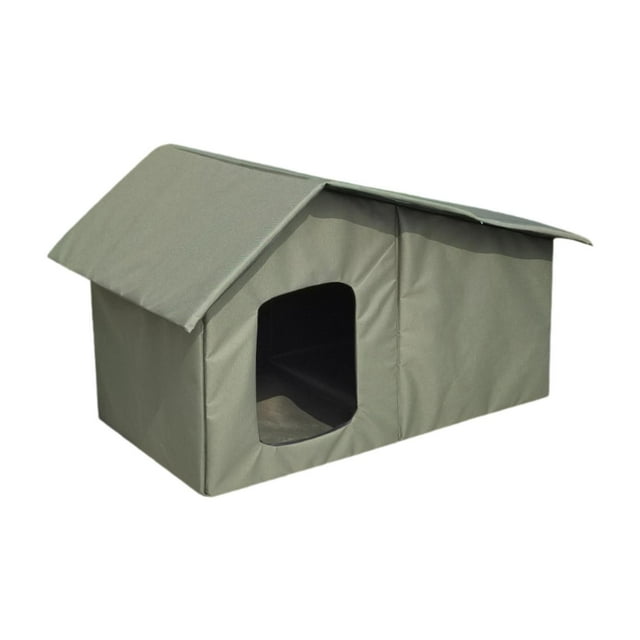 Acogedor refugio para mascotas para gatos y perros pequeños que viven al aire libre L