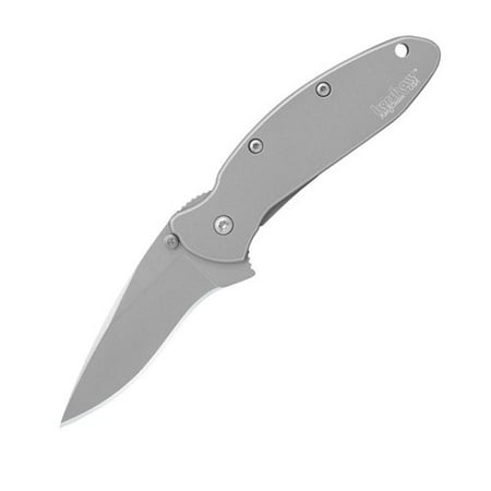 KERSHAW Scallion, Bead Blast Stainless Handle, Bead Blast Plain