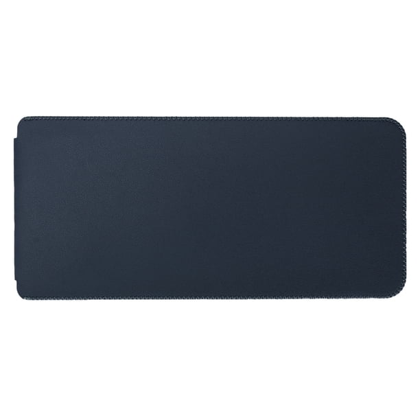Funda para teclado inalámbrico de piel sintética, portátil, ligera, 30 x 14 x 1 cm, funda protectora para teclado mágico 2, color azul oscuro